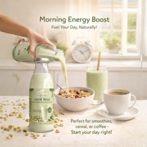 Soylicious Soya Milk – Pista Flavour | 100% Plant-Based | Dairy-Free | High Protein Soy Drink - Image 3